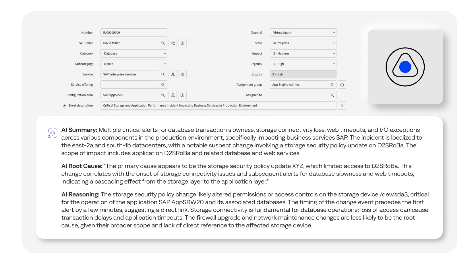 Reduce manual incident triage workflows and enable auto-ticketing and automation.