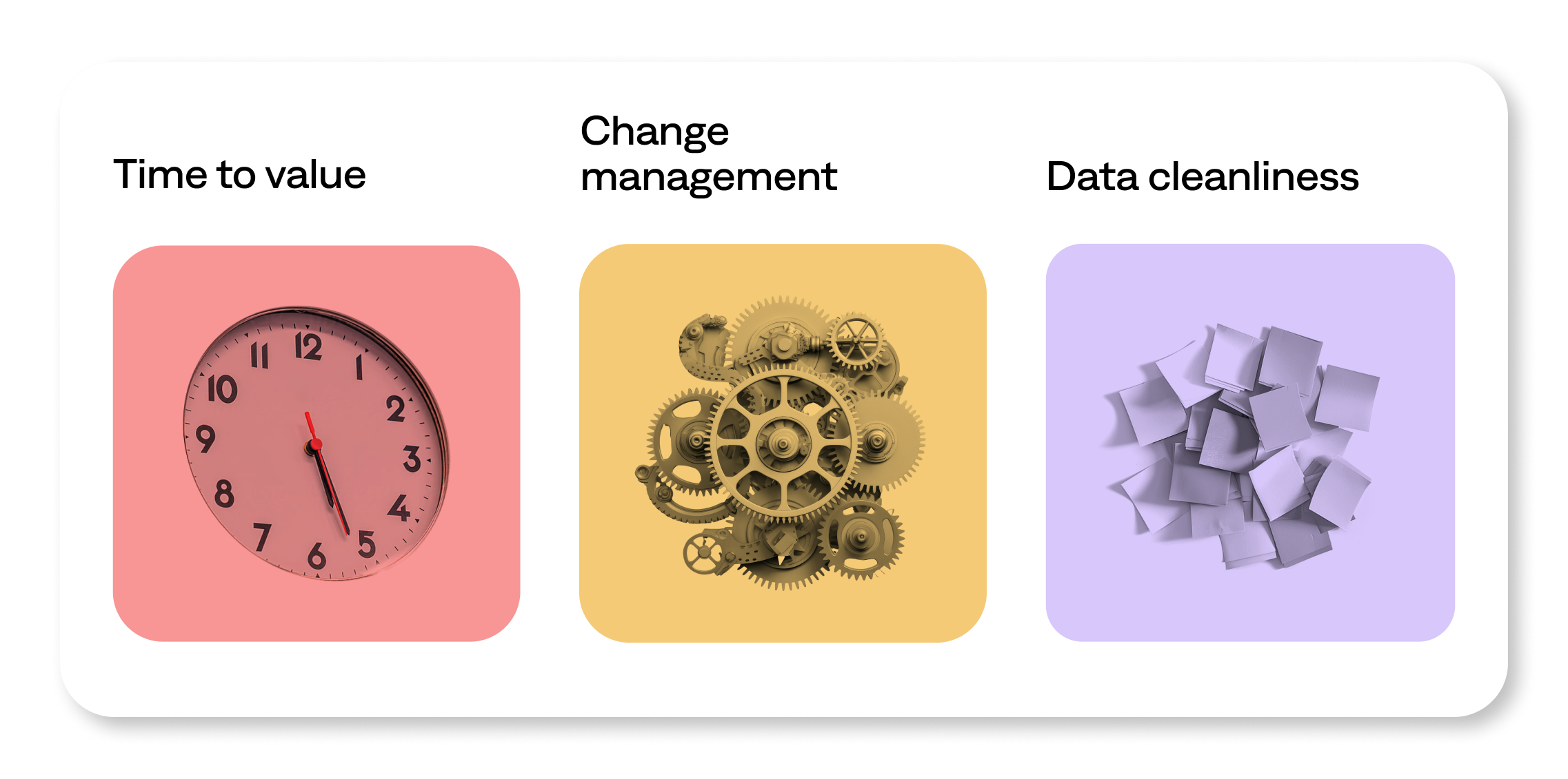 IT teams often delay AIOps implementation due to concerns about event time to value, organizational change management, and data cleanliness.