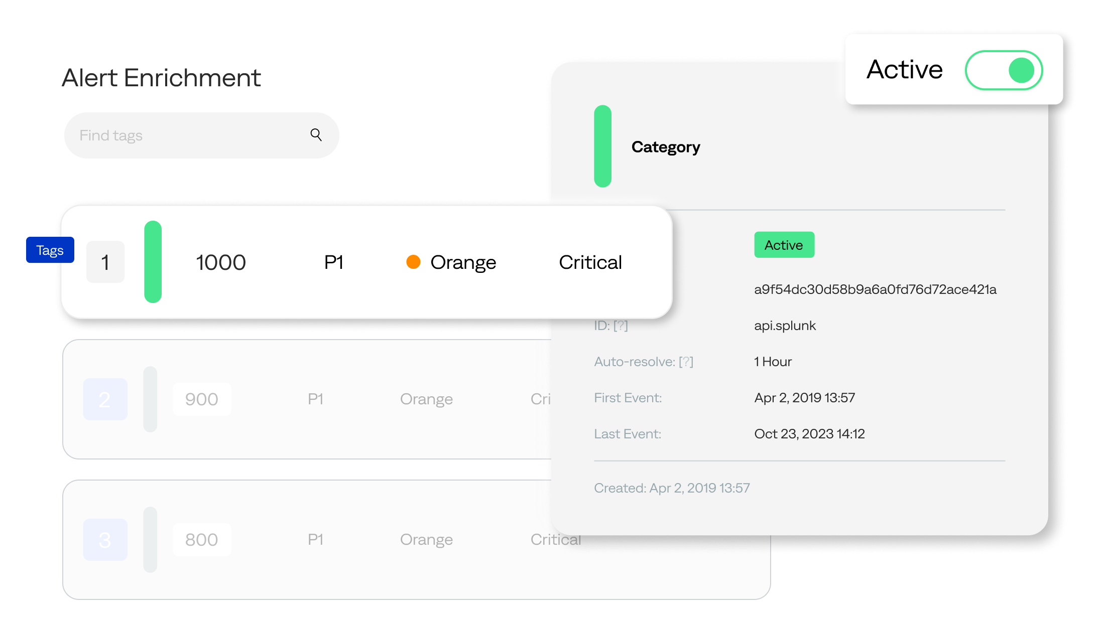 Correlate and enrich alerts with valuable context from monitoring, topology, change, and CMDB sources to give operators instant visibility across the infrastructure.