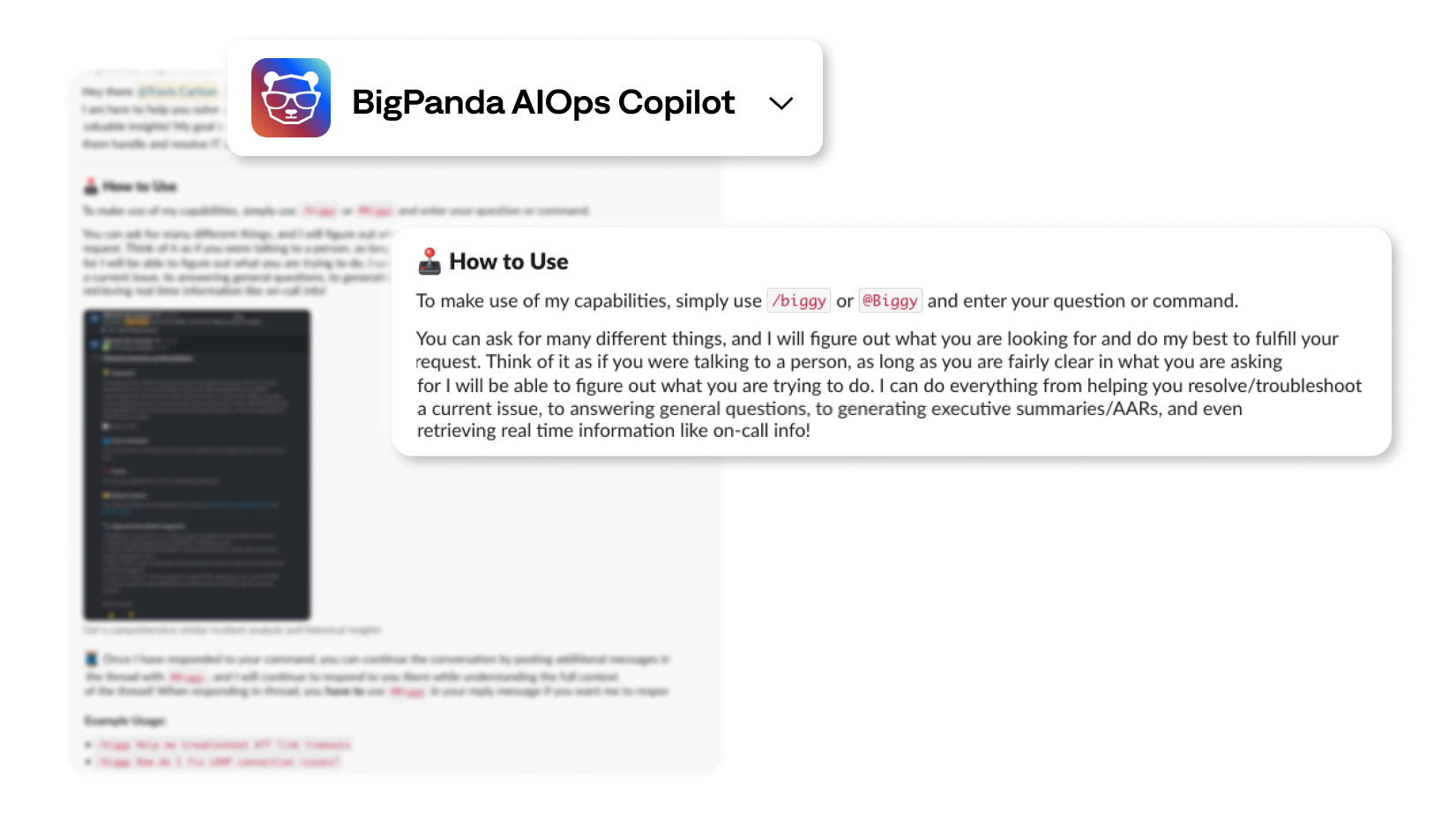 BigPanda Biggy AI gives incident management teams AI-powered situational awareness.